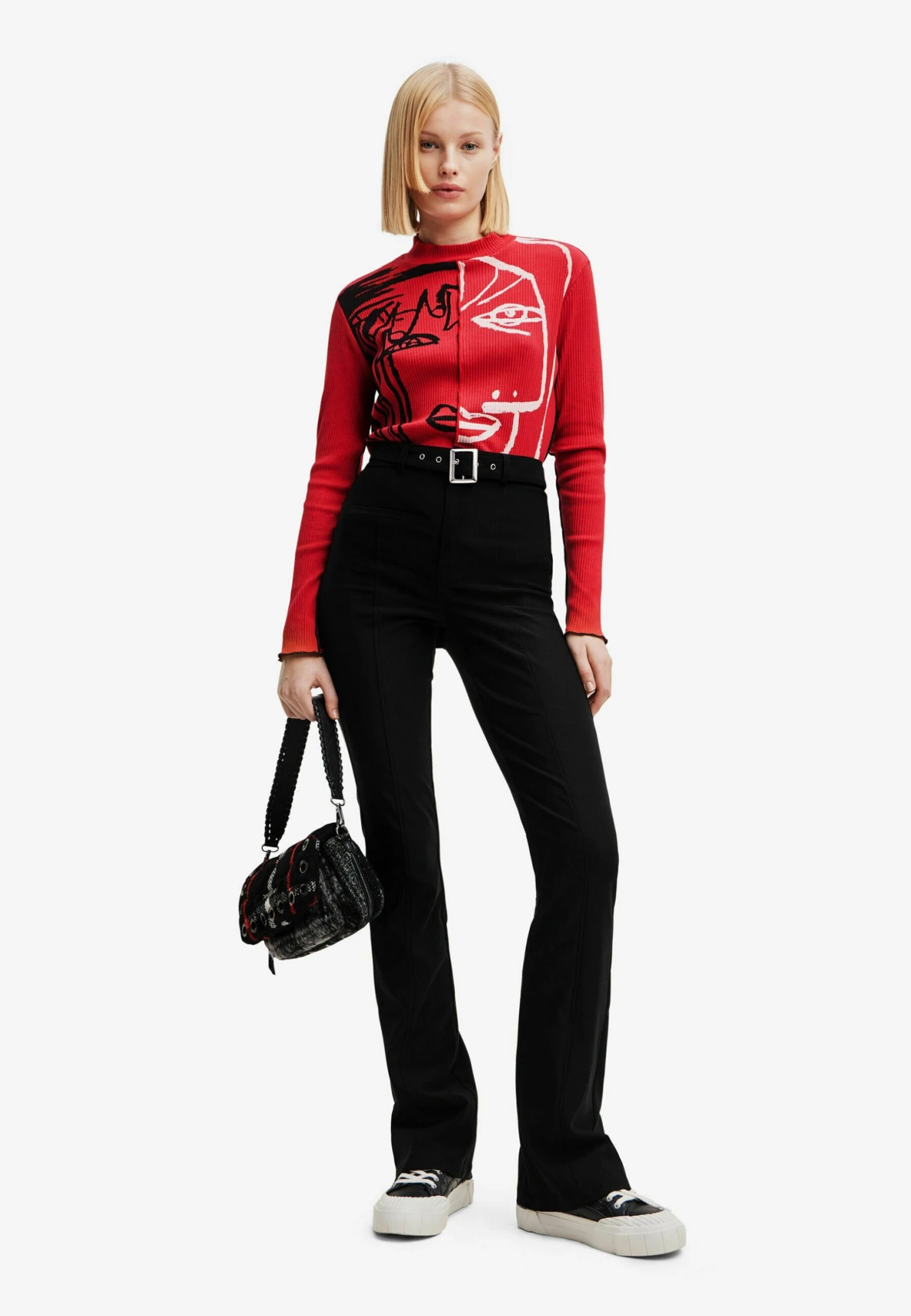 Desigual Belted - Broek - Black 2 Desigual Belted - Broek - Black - Afbeelding 2