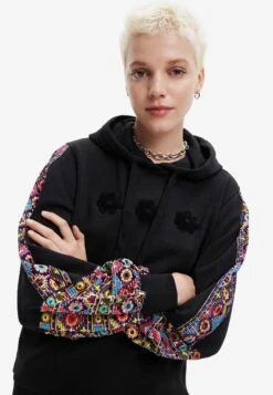 Desigual Embroidered Ethnic - Sweater - Black -Desigual 205c211231074dd381c4ab30948c1125
