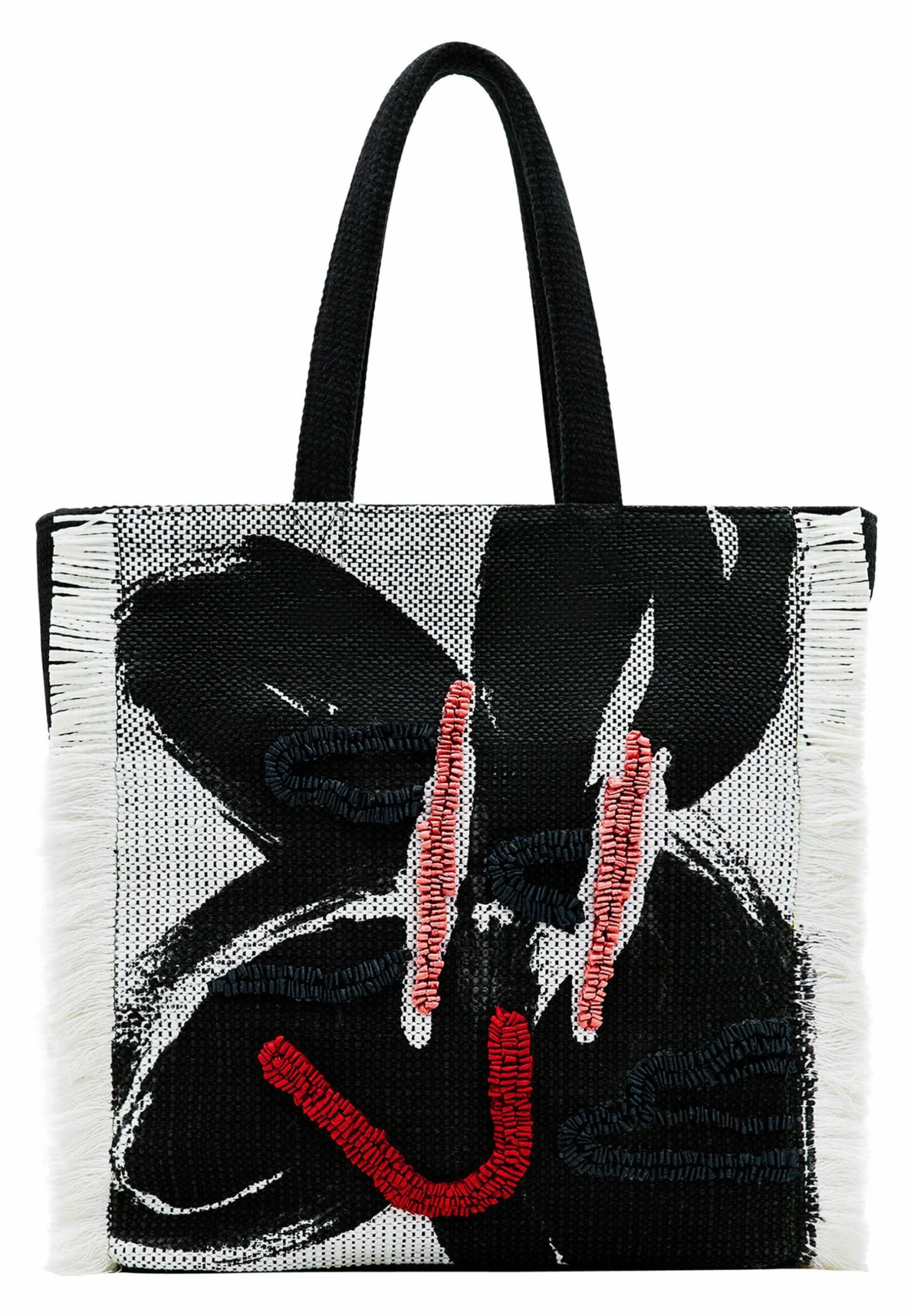 Desigual Large Flower Tote - Shopper - Grey 2 Desigual Large Flower Tote - Shopper - Grey - Afbeelding 2