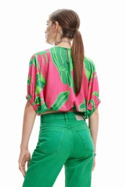 Desigual Blus Garret - T-Shirt Print - Fuchsia Rose -Desigual 228b519b756f44748395ad11bdbb7dcd