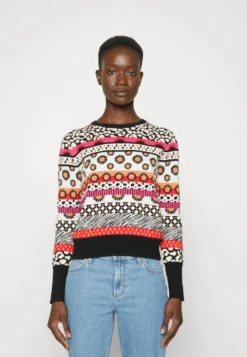 Desigual Chapin - Trui - White/Multi-Coloured -Desigual 230afd7e82684ea49e7b183a7d4fecc0 scaled