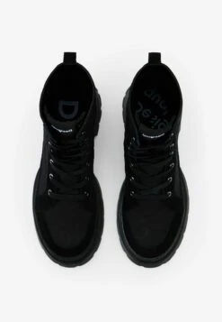 Desigual Leopard Effect Lace Up - Veterlaarzen - Black -Desigual 234a6626d0ce4b09be58a27b6cfafb2a