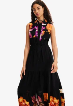 Desigual Designed By M. Christian Lacroix - Maxi-Jurk - Black -Desigual 243f968b51a5405a83c2bf3404d6334f scaled
