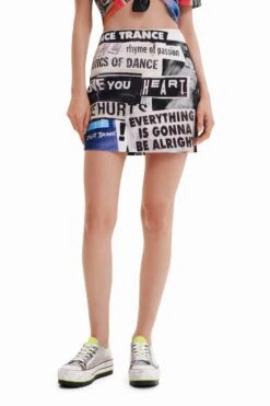 Desigual Fal Collage - Minirok - Tutti Fruti