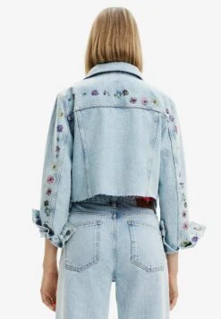 Desigual Floral Denim - Spijkerjas - Blue -Desigual 25c2b82e64494262852ee5b5696529a8