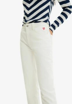 Desigual Straight - Slim Fit Jeans - White -Desigual 26033ebb03814f7e96ff1d4fd9b5d572