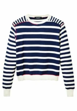 Desigual Sailor Stripes - Trui - Blue -Desigual 2670c9fcba204babb6bb832c77e2bcdc