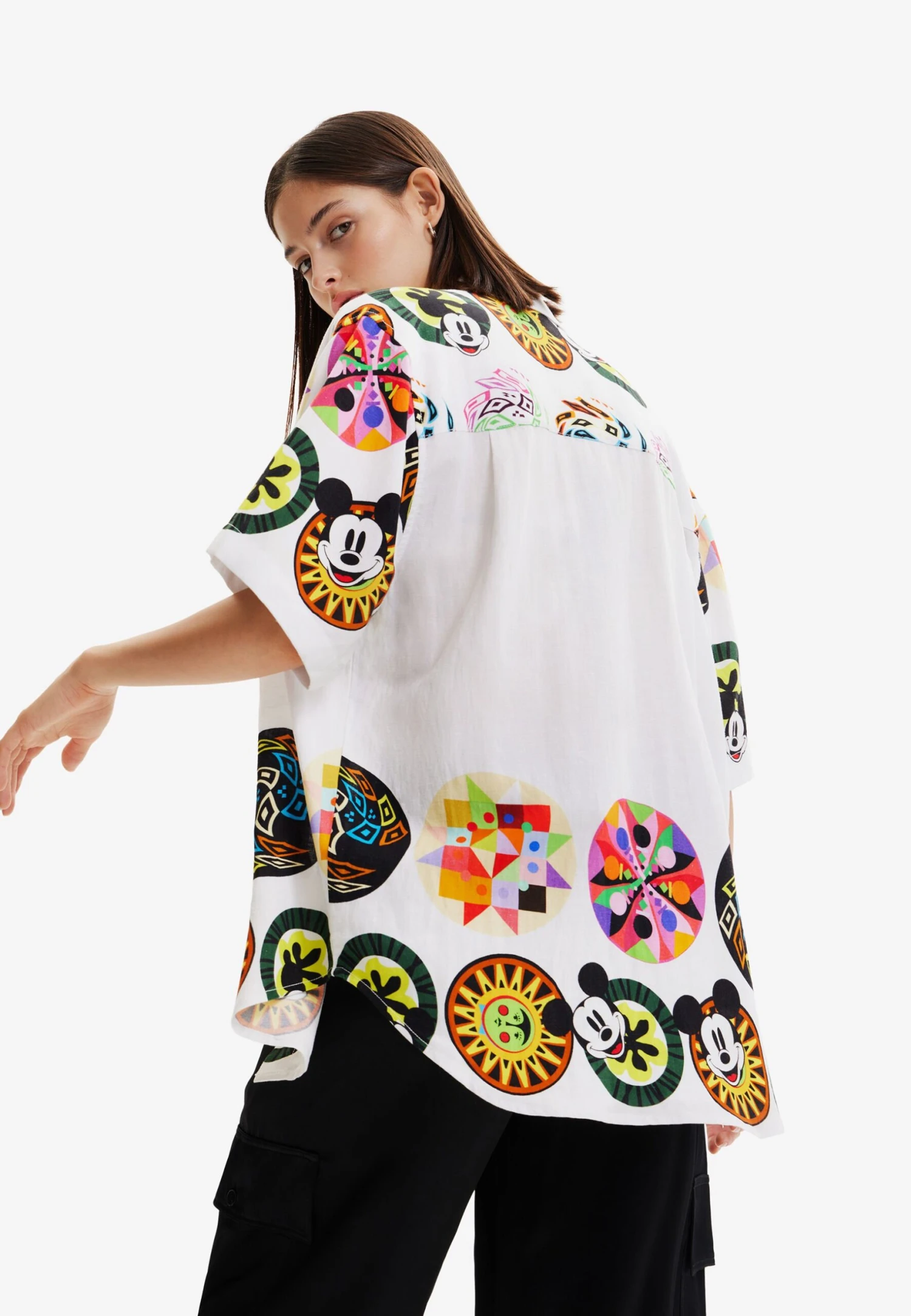 Desigual Designed By M. Christian Lacroix - Overhemdblouse - White 3 Desigual Designed By M. Christian Lacroix - Overhemdblouse - White - Afbeelding 3
