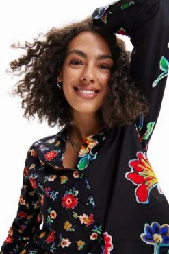 Desigual Cam Singapur - Overhemdblouse - Black -Desigual 2894f5bb83404c72b20e5fd7122b12a6