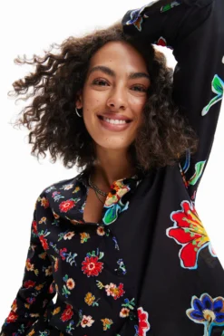 Desigual Cam Singapur - Overhemdblouse - Black -Desigual 2894f5bb83404c72b20e5fd7122b12a6 scaled