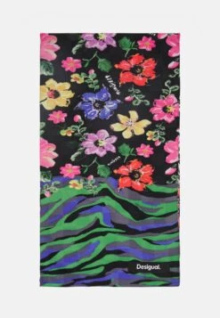 Desigual High Flowers - Sjaal - Black