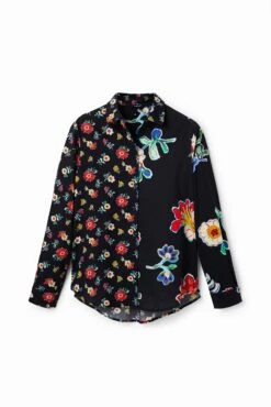 Desigual Cam Singapur - Overhemdblouse - Black -Desigual 2975b4bddb084c6f8d6bfc46d3141a27