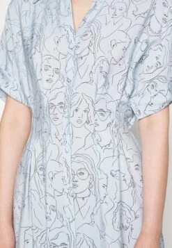 Desigual Damara - Jurk - Celeste -Desigual 29e60a3ad883405bb366d7b4bcc21b4b