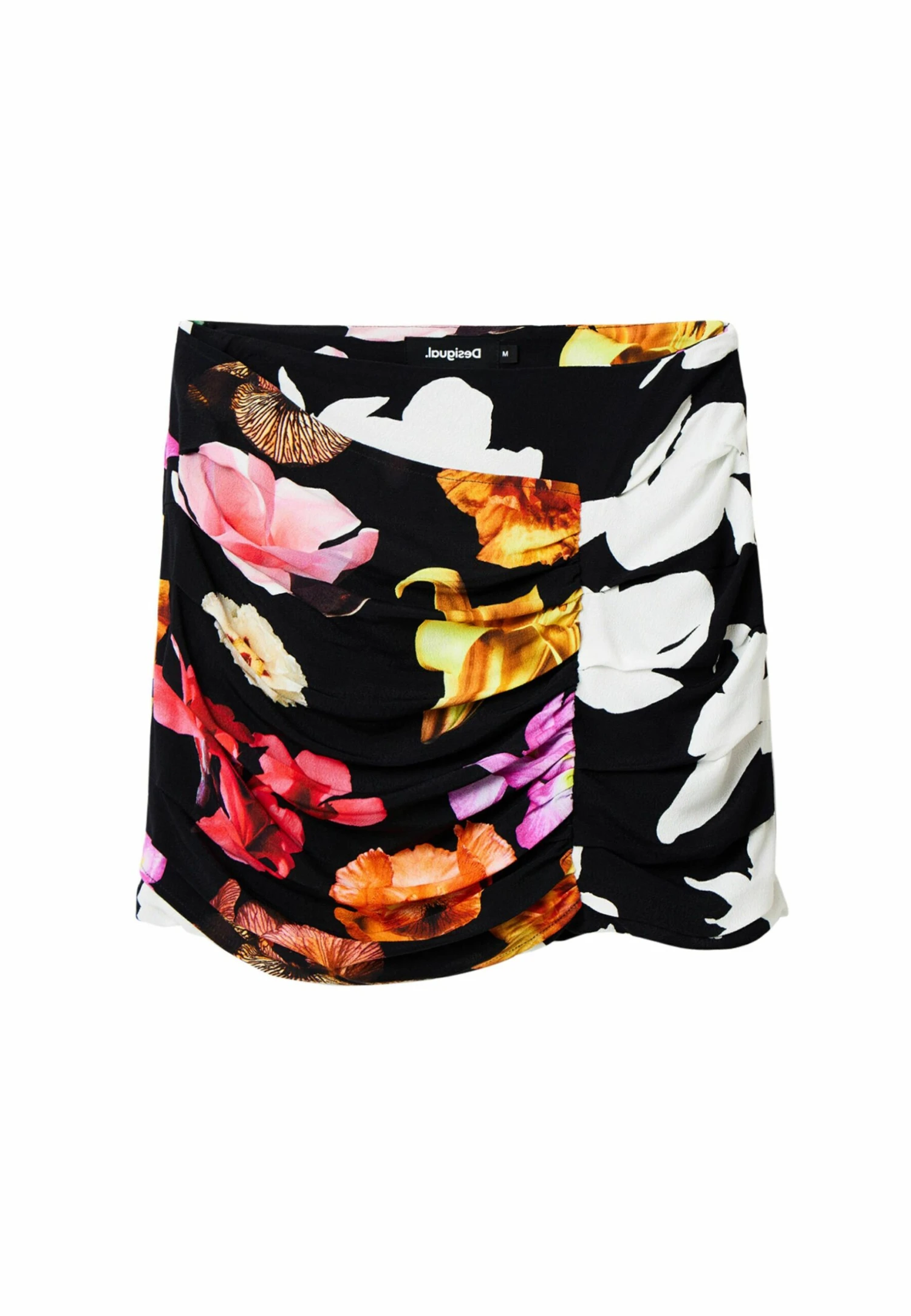Desigual Draped Floral - Wikkelrok - Black 5 Desigual Draped Floral - Wikkelrok - Black - Afbeelding 5