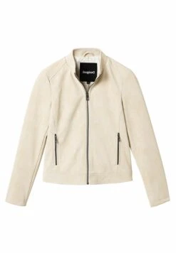 Desigual Suede-Effect Biker - Imitatieleren Jas - White 9 Desigual Suede-Effect Biker - Imitatieleren Jas - White -Desigual 2cf7d3b7dd054f1da81977295725e694