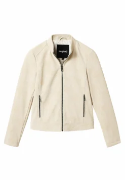 Desigual Suede-Effect Biker - Imitatieleren Jas - White -Desigual 2cf7d3b7dd054f1da81977295725e694 scaled
