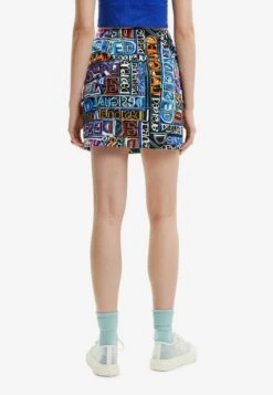 Desigual Slim Arty Logo - Minirok - Black -Desigual 2d0ea65b767a46958de661c383601c24