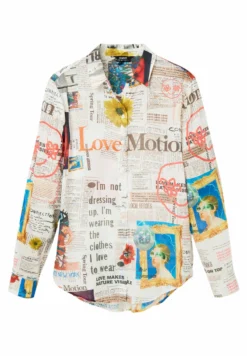 Desigual Long-Sleeve Newspaper - Overhemdblouse - White 9 Desigual Long-Sleeve Newspaper - Overhemdblouse - White -Desigual 2eb09cedc72b452e84ac443d62bbb879 scaled