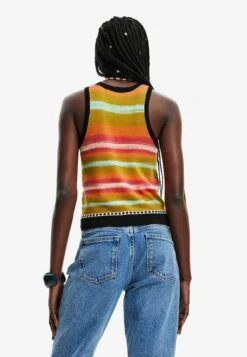 Desigual Reversible Triangle Bikini - Top - Orange -Desigual 2f40ace200fd4928aab5d24ba8e7a976