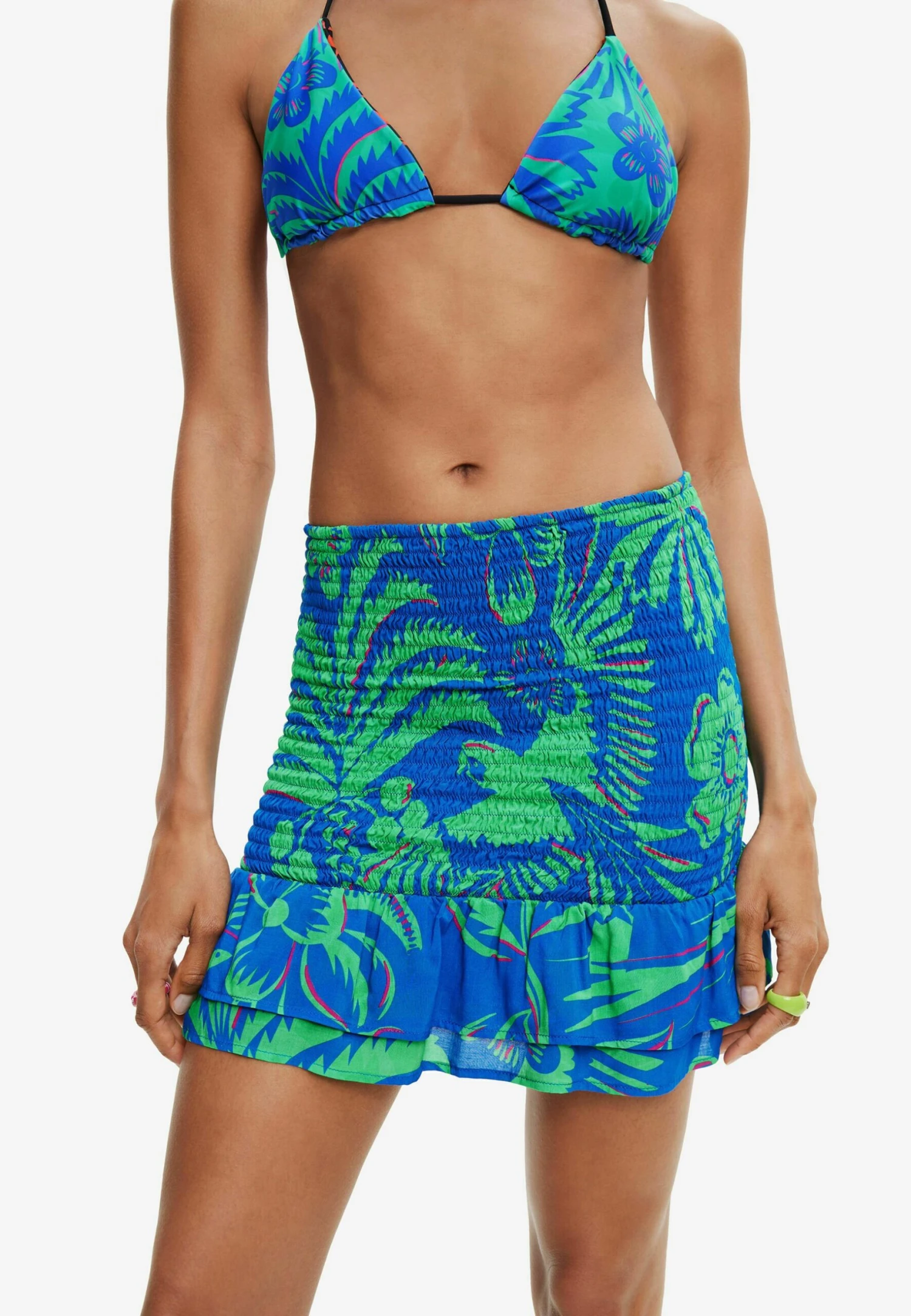 Desigual Slim Tropical - Strandaccessoire - Blue 4 Desigual Slim Tropical - Strandaccessoire - Blue - Afbeelding 4