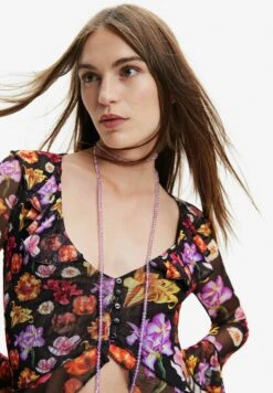Desigual Tropical Ruffle - Blouse - Multi Coloured -Desigual 30e876b6791041cbb35d6c4f1f97388c