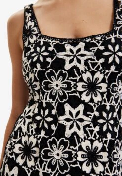 Desigual Ruched Collage Bodysuit - Cocktailjurk - Black -Desigual 313b08f9dbb24a89814b75dc6adba375