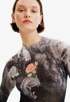 Desigual Fine Out-Of-Focus - Trui - Black -Desigual 31ff264f98e84c16ad2d8efe1170fbdb