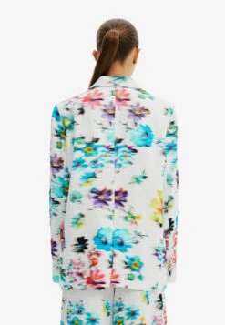 Desigual Textured Floral - Halflange Jas - White 6 Desigual Textured Floral - Halflange Jas - White -Desigual 32269fa93e3d457c89703ff61ab2392c