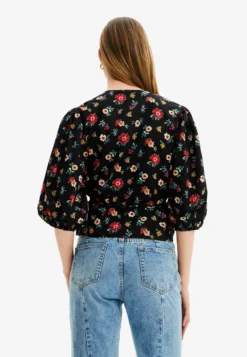 Desigual Floral Wrap Blouse - Blouse - Black 6 Desigual Floral Wrap Blouse - Blouse - Black -Desigual 32b8c9f21eae4877995a1e894b00839f scaled