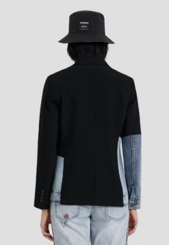 Desigual Slim Hybrid Bimaterial - Blazer - Black -Desigual 33214183f1d149ff864edd7aba1c6862