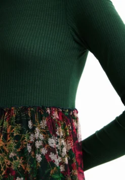 Desigual Long With Tulle - Jurk - Green 10 Desigual Long With Tulle - Jurk - Green -Desigual 3418bdcd9f6e4fb5815cf7bef7ad42f6 scaled