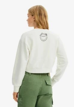 Desigual Smiley® - Sweater - White -Desigual 345b07969cdd45bcacf8040c97eeb18e