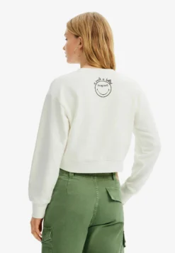 Desigual Smiley® - Sweater - White 6 Desigual Smiley® - Sweater - White -Desigual 345b07969cdd45bcacf8040c97eeb18e scaled