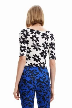 Desigual Kela - T-Shirt Print - White -Desigual 3511a644894646088d57af057fe55177