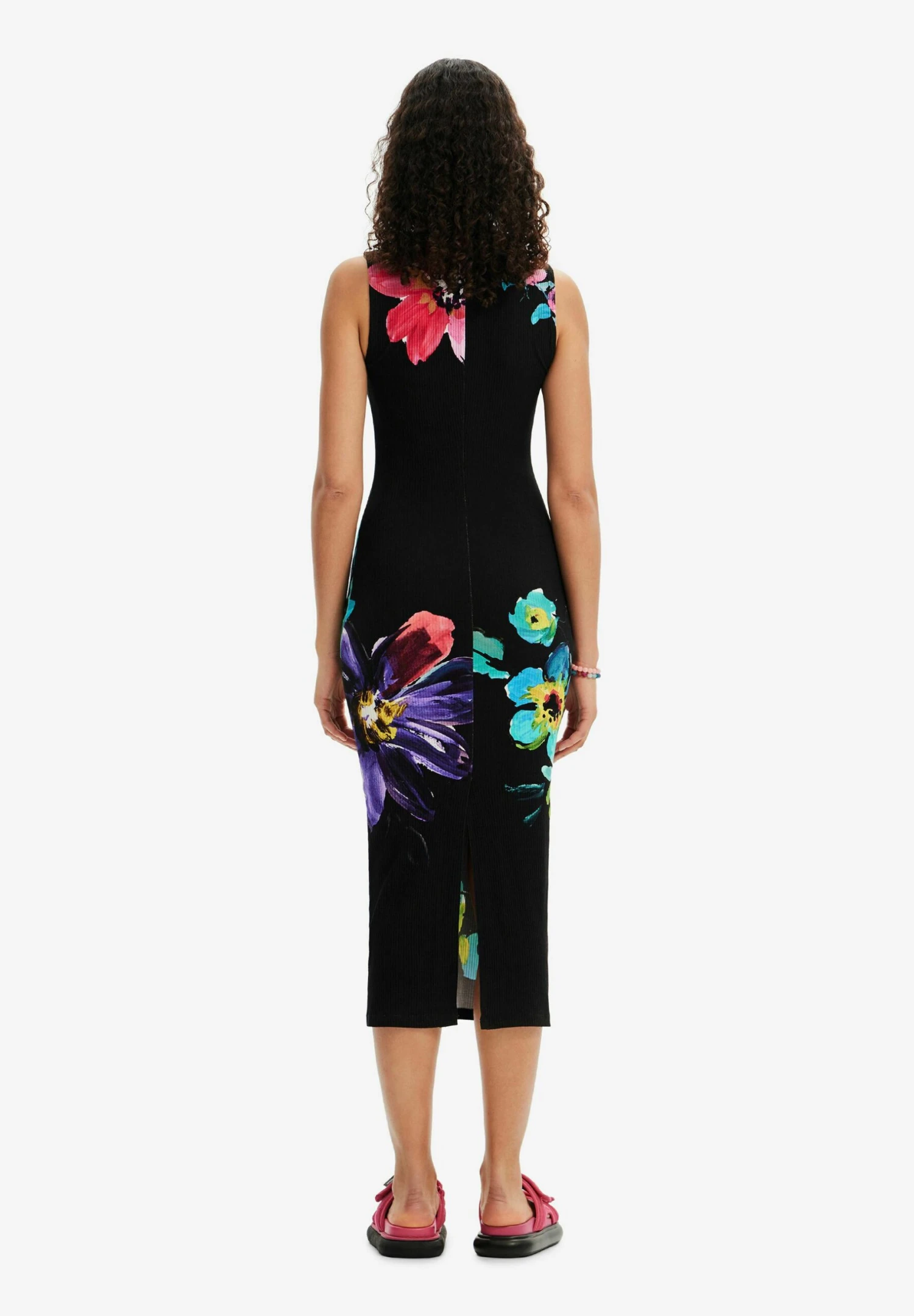 Desigual Arty Flockedweat - Gebreide Jurk - Black 2 Desigual Arty Flockedweat - Gebreide Jurk - Black - Afbeelding 2