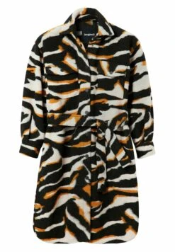 Desigual Long Zebra Over - Mantel - Beige 9 Desigual Long Zebra Over - Mantel - Beige -Desigual 360c370680f24606abc9ecfa14b965f2