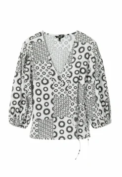Desigual Patchwork Wrap- Blouse - Black 9 Desigual Patchwork Wrap- Blouse - Black -Desigual 36488064bccf408ab1091a3e34754ec4 scaled