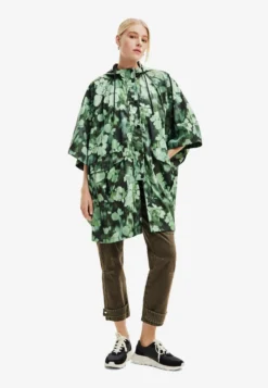 Desigual Camo - Regenjas - Green