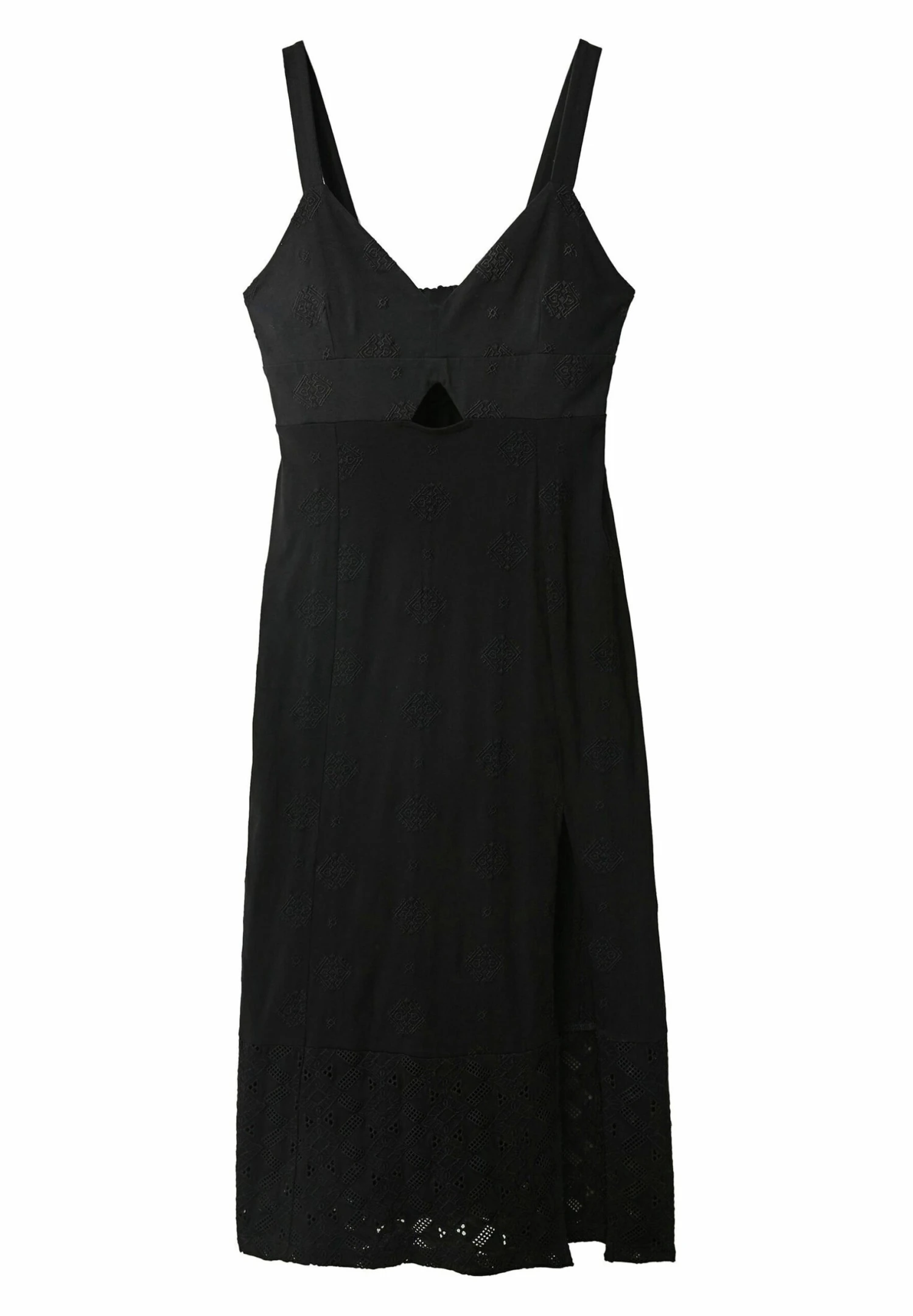 Desigual Embroidered Midi - Jurk - Black 6 Desigual Embroidered Midi - Jurk - Black - Afbeelding 6