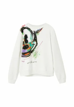 Desigual Arty Mickey Mouse- Sweater - White -Desigual 38a1531a6a9b42448d69a4e83794a992 scaled