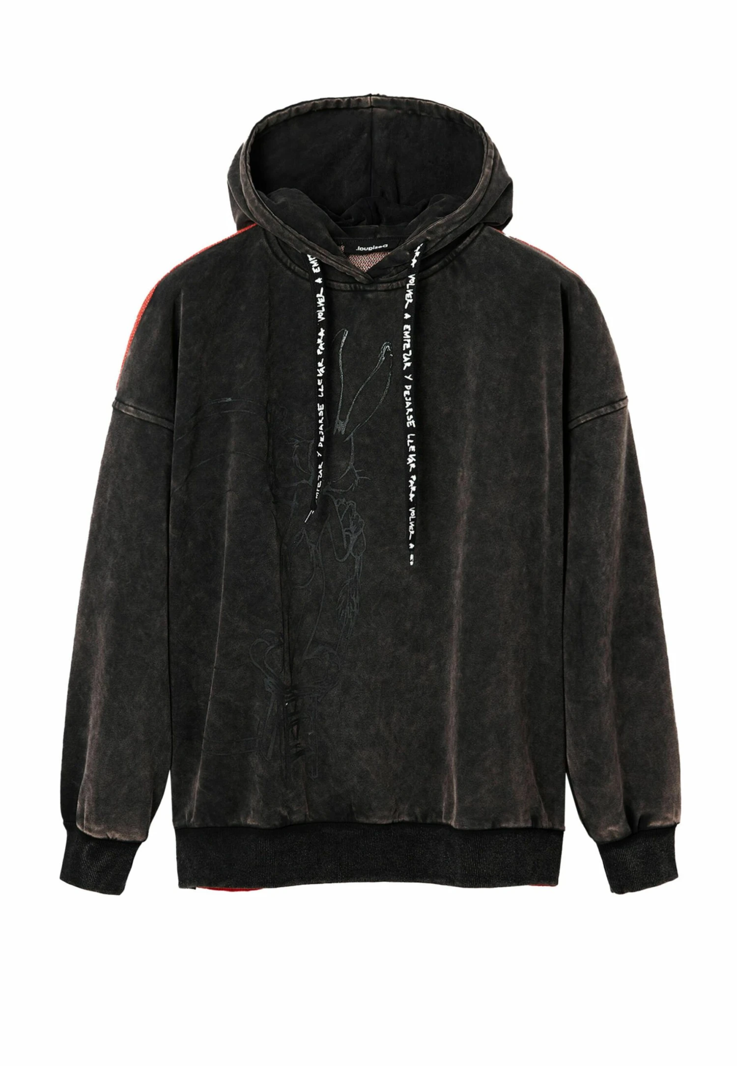 Desigual Oversize Bugs Bunny - Hoodie - Black 5 Desigual Oversize Bugs Bunny - Hoodie - Black - Afbeelding 5