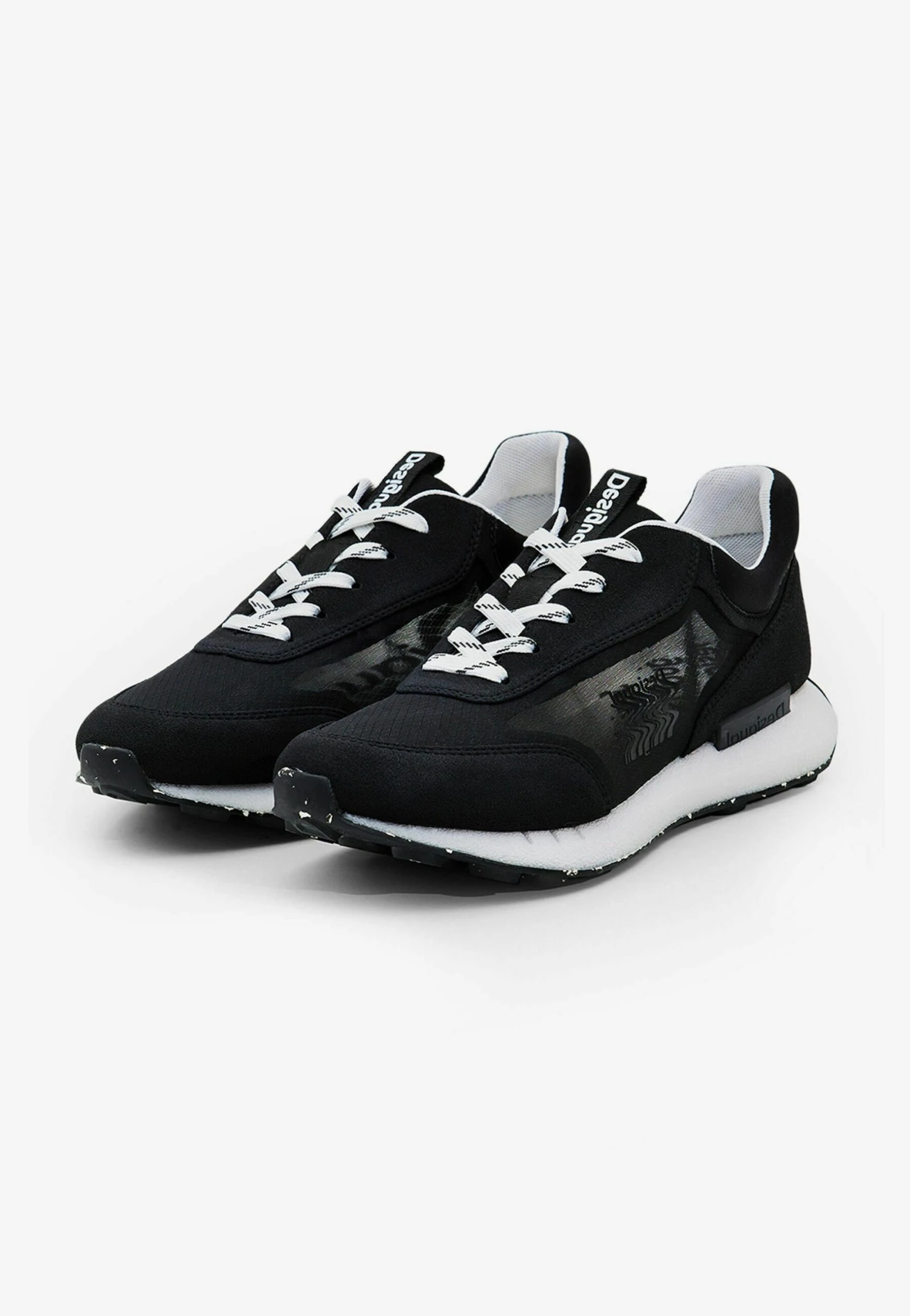Desigual Transparency Running - Sneakers Laag - Black 3 Desigual Transparency Running - Sneakers Laag - Black - Afbeelding 3