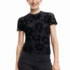 Desigual Siena - T-Shirt Print - Black