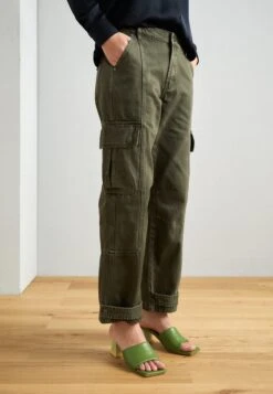 Desigual Denim Riga - Relaxed Fit Jeans - Khaki