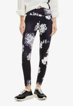Desigual Floral Sport - Legging - Black