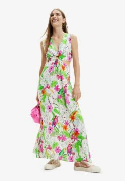 Desigual Long Cut Out - Maxi-Jurk - Multi Coloured