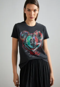 Desigual Mickey Arty - T-Shirt Print - Black