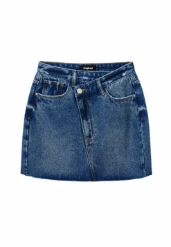 Desigual Denim Criss-Cross Waist - Minirok - Blue -Desigual 3fd5a5b168384334b5f4f66409fff065 scaled