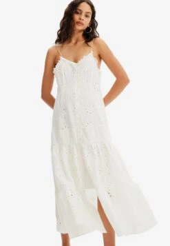 Desigual Maxi-Jurk - White 9 Desigual Maxi-Jurk - White -Desigual 408fc8463f2645c69f545710c9709c80