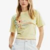 Desigual Designed By M. Christian Lacroix - T-Shirt Print - Yellow